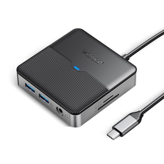 ORICO 8in1 USB C Laptop Docking Station & VGA Multi-USB PD100W SD&TF Audio