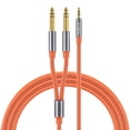 thumbnail image 1 of ORICO Audio Stereo Cable 3.5mm to 2*6.5mm Audio Cable Male To Male Connectors Orange 9.84Ft, 1 of 10