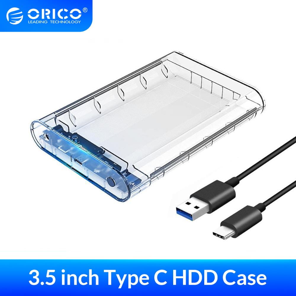 ORICO HDD Case USB3.1 External Hard Drive SATA to TypeC 3.5 inch SSD