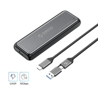 JESOT NVMe to USB Adapter, M.2 SSD to USB 3.1 Type A Card, M.2 PCIe Based M  Key Hard Drive Converter Reader as Portable SSD 10 Gbps USB 3.1 Gen 2