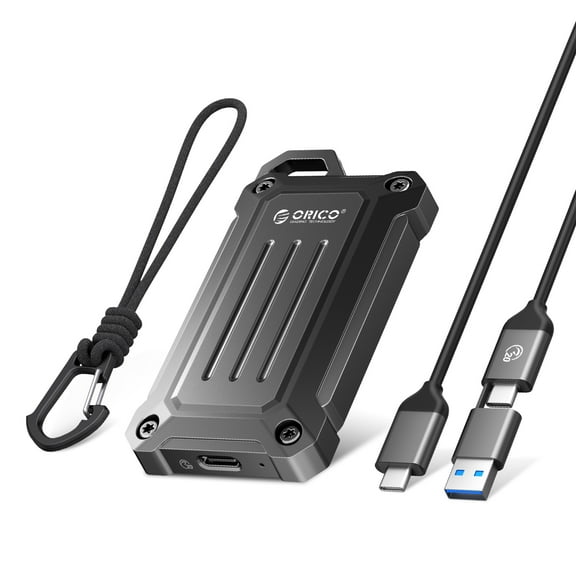 ORICO Mini Portable SSD 20Gbps External Solid State Drive USB3.2 Gen2 2TB/1TB/512GB Type- C PSSD for Outdoor Workers Photographer