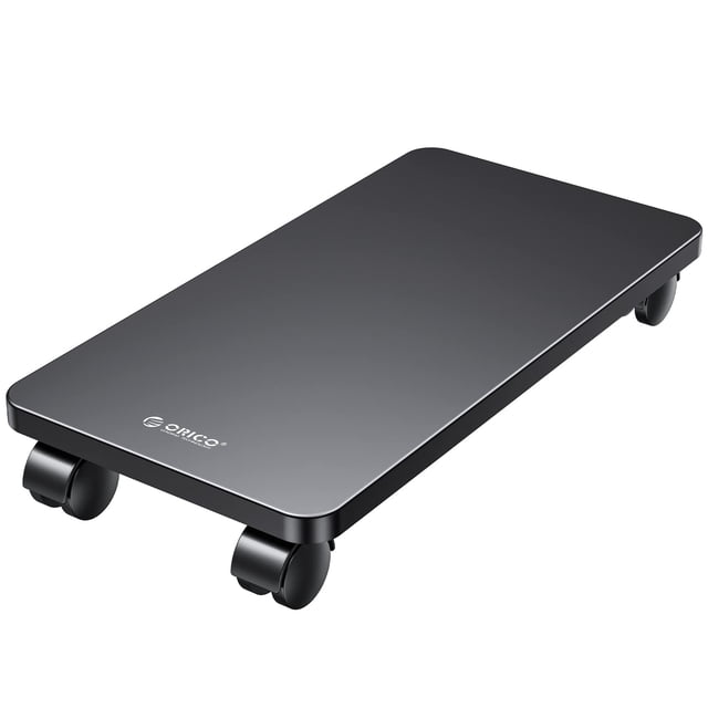Under Computer Stand ORICO Mobile CPU Stand, Rolling PC Tower, Metal Under Desk Stand, 16.14 ...