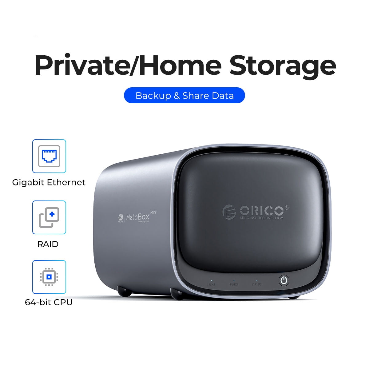 ORICO NAS Server Bay Bay Private Cloud Storage Kuwait Ubuy