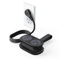 thumbnail image 1 of ORICO Pocket Power Strip for Travel, 5 in 1 Extension Cord with 2 AC Outlets 2 USB-A and 1 USB-C Ports, 3.7 ft Flat Plug Wrapped Around Power Strip for Cruise Office, Hotel, Home(Black), 1 of 8