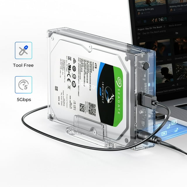 ORICO SATA Hard Drive Enclosure 3.5 Inch 5Gbps External USB 3.0 Hard