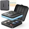 thumbnail image 1 of ORICO SD Card Holder, 15 Slots SD Card Storage for 6 TF Card + 6 SD Card + 3 M.2 SSD, Water-Resistant, Anti-Shock, Dust-Proof Memory Card Case with Labels, 1 of 6