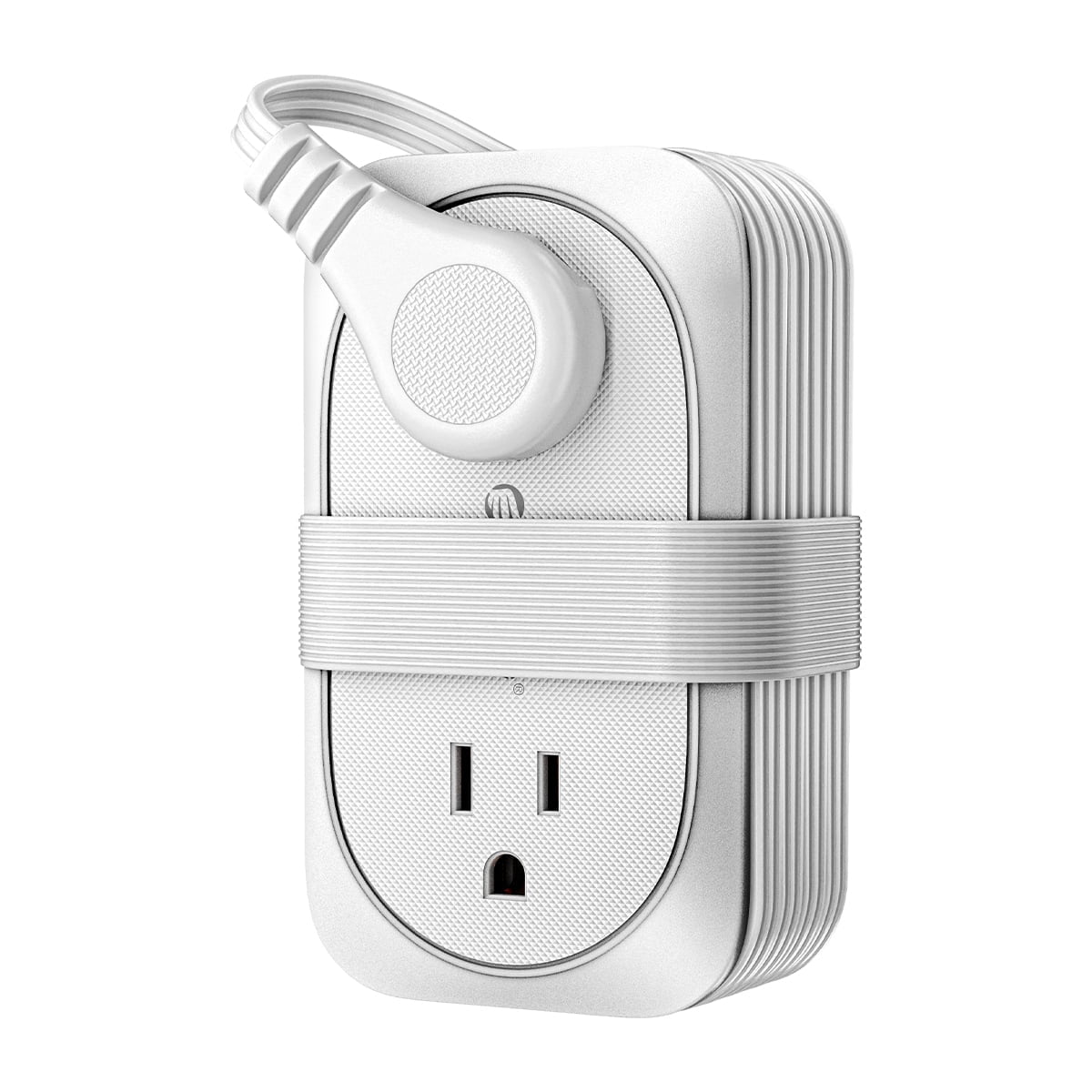 ORICO Travel Power Strip with USB Ports 4 Outlet Power Strip Flat Plug with Smart 3 USB,3.18ft Extension Cord Outlet Extender for Travel/Home /Office