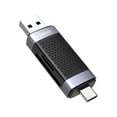 thumbnail image 1 of ORICO Type C USB3.0/2.0 SD TF Card Reader Memory Portable Smart Adaoter For PC, 1 of 7