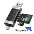 thumbnail image 1 of ORICO Type C USB3.0/2.0 SD TF Card Reader Memory Portable Smart Adaoter For PC, 1 of 7