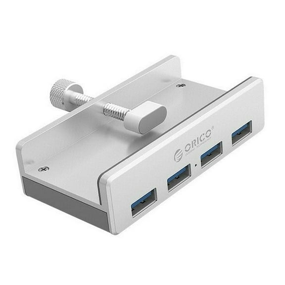 ORICO USB 3.0 HUB, Monitor-Edge and Desk-Edge USB 3.0 4-Port Clip-Type Hub