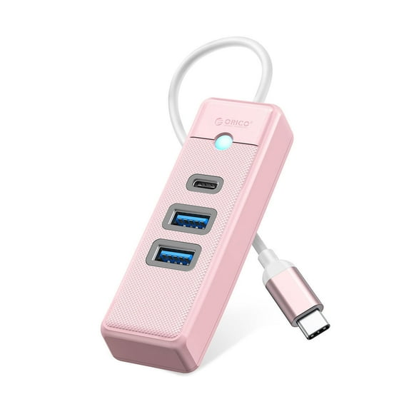 ORICO USB 3.0 Hub 4 Port Adapter Charger Data Sync Super Speed PC Mac Laptops Desktop