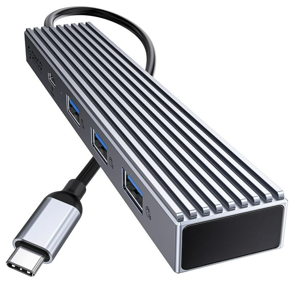 ORICO USB C Hub USB 3.2 10gbps USB Extender USB C to USB Adapter PD100w+ 3 USB-A for Macbook Pc Computer Accessories