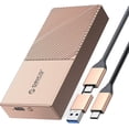thumbnail image 1 of ORICO m.2 NVME SSD Enclosure with 2-in-1 Cable,40Gbps PCIe3.0x4 USB Type-C to NVME USB C External NVME Enclosure Adapter,Compatible with Thunderbolt 3/4 USB3.2/3.1/3.0/Type C(No Drive), 1 of 7