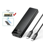 ORICO m.2 NVMe SSD Enclosure 10Gbps USB3.2 Gen2 4Tb m.2 SSD Enclosure Hard Drive Enclosure Case for NVMe Tool-free Support UASP