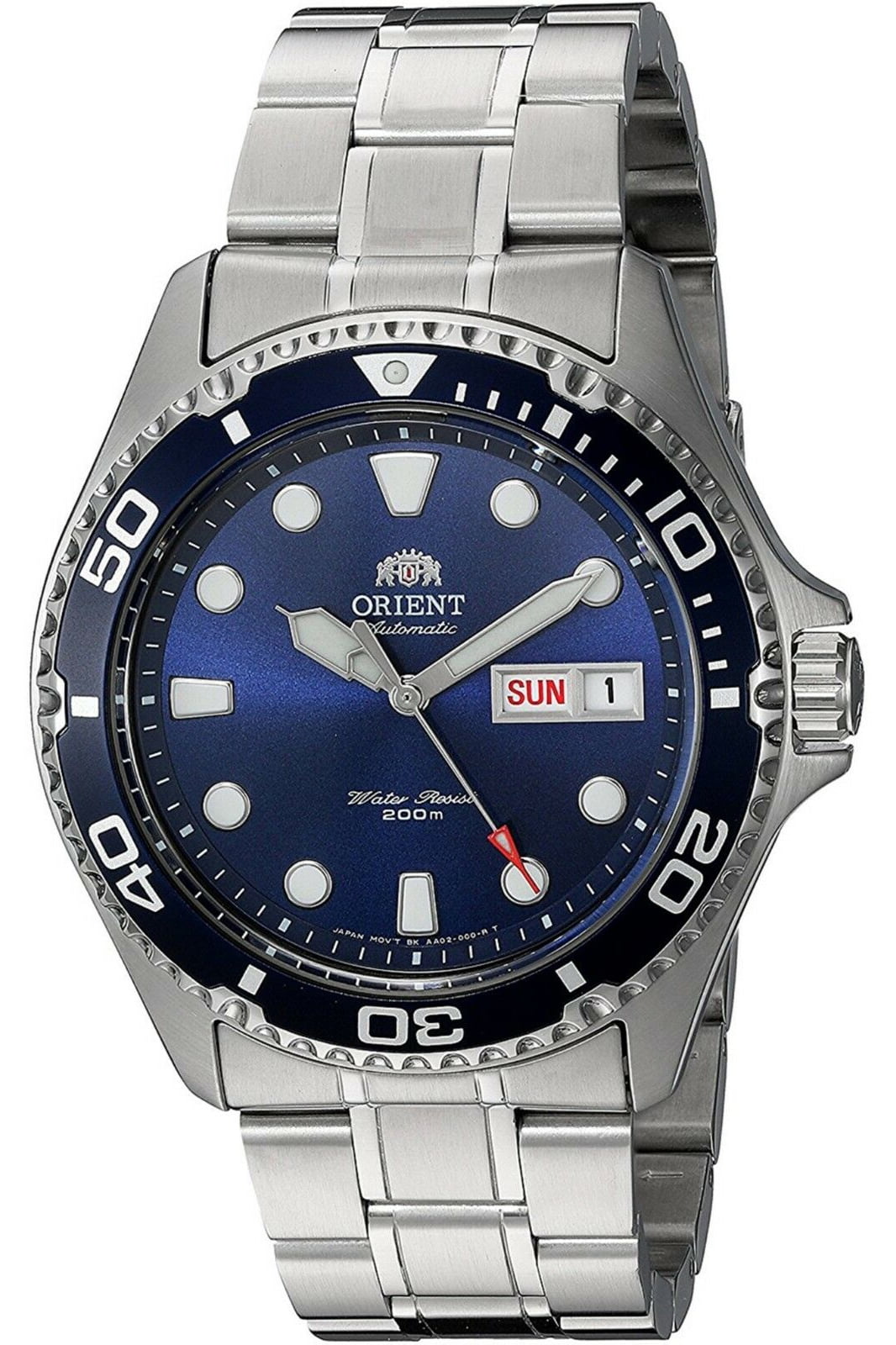 FAA02005D9,Men's MAKO,Mechanical Movement,Stainless Steel,Screw Crown,Day,Date,200m WR