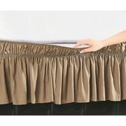ORIENT HOME COLLECTION Easy Wrap Platform-Free 16-inch Drop Bed Skirt Twin/Full