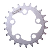 Origin8 Alloy Blade Chainring 22t 58 BCD 5-Bolt 8/9-Speed Aluminum Silver