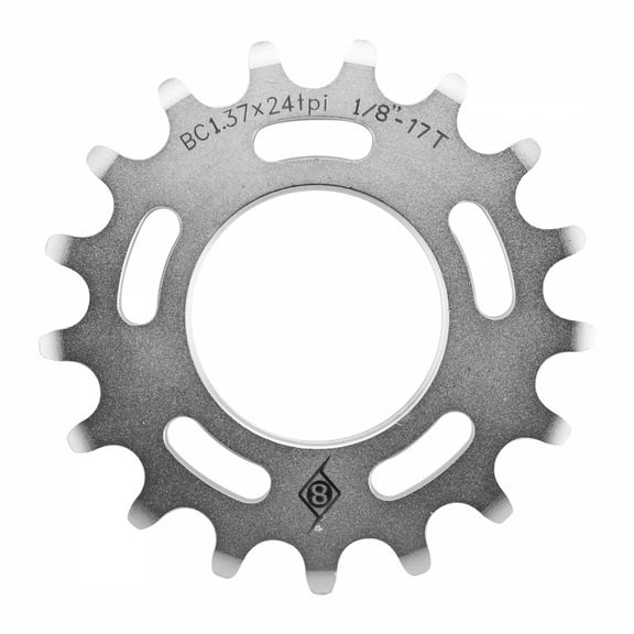 Origin8 Track Cog 17T x 1/8` Silver