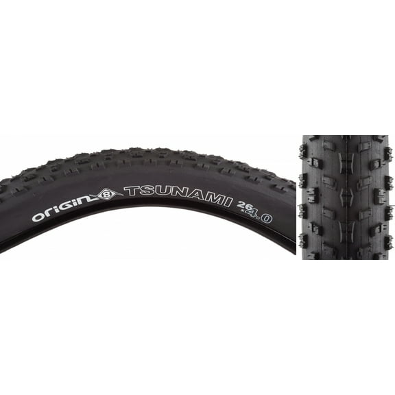ORIGIN8 Tsunami TIRE OR8 TSUNAMI 26x4.0 WIRE BK/BK