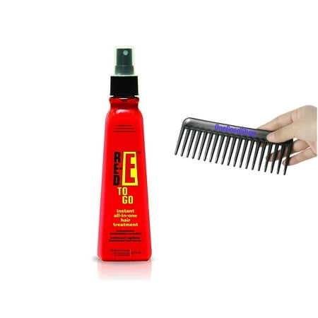 Red-E-TOGO All-in-One Hair Repair Treatment Spray Leave-In - Instant Serum-Control Frizz, Eliminate Split Ends, Condition + Nourish- Botanical Fusion, Protect when Ironing, 8oz