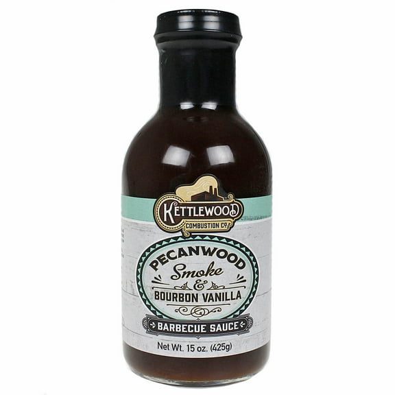 ORIGINAL JUAN Kettlewood Pecanwood Smoke and Bourbon Vanilla BBQ Sauce 15Oz
