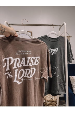 ORIGINAL Let Every Breath Praise The Lord Tee | Screen Print tshirt | Christian apparel | Faith Based Christian Shirt | Unisex Screen Print