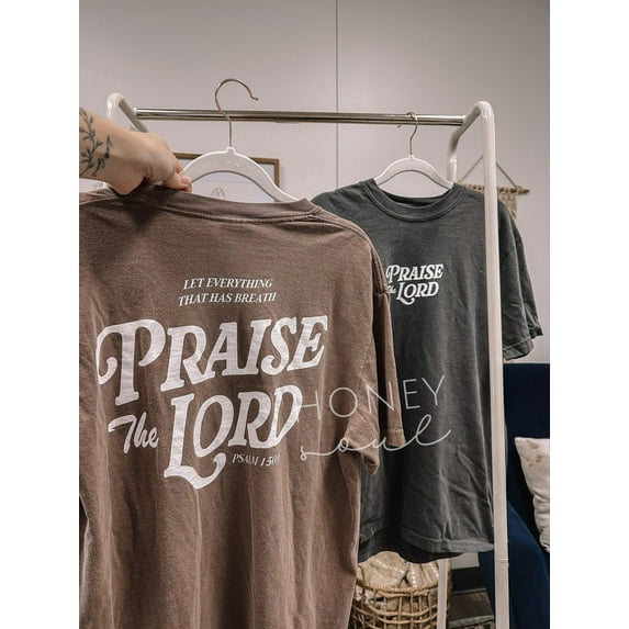 ORIGINAL Let Every Breath Praise The Lord Tee | Screen Print tshirt | Christian apparel | Faith Based Christian Shirt | Unisex Screen Print