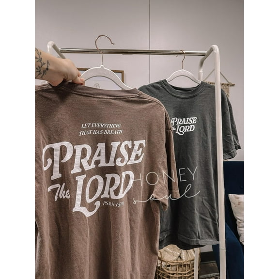 ORIGINAL Let Every Breath Praise The Lord Tee | Screen Print tshirt | Christian apparel | Faith Based Christian Shirt | Unisex Screen Print
