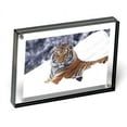 thumbnail image 1 of ORIGINAL MAGNET FRAME by CANETTI 4x6 Double Sided Magnetic Picture Frame, Two Acrylic GRAPHITE EDGE, 1 of 3