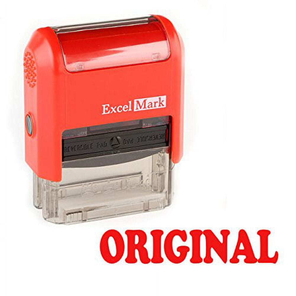 Keller Williams Red Self-Inking Initial Here Rubber Stamp 