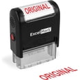 thumbnail image 1 of ExcelMark Original Stamp Self-Inking Rubber Stamp - Red Ink for Office Use, Ideal for Efficient Document Management with Original Stamps, Perfect for Professional Settings, 1 of 5
