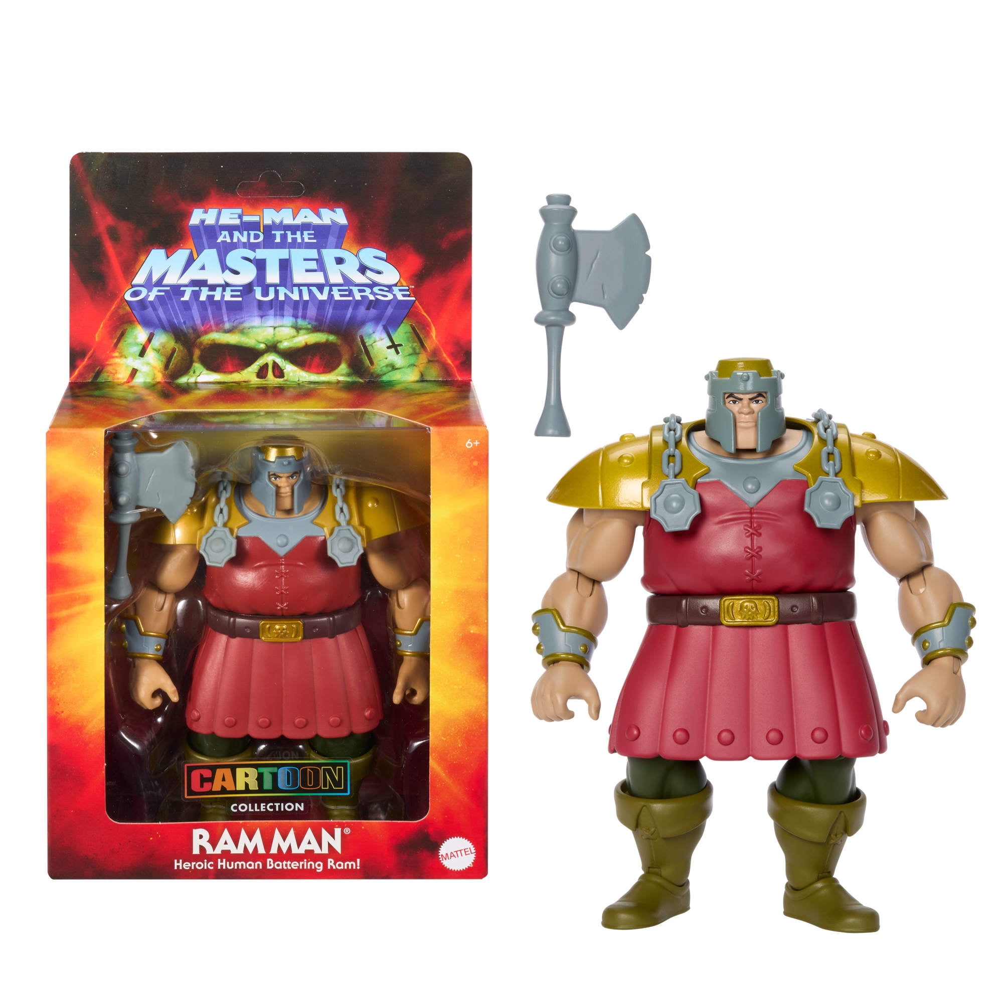 Masters of the Universe, Action Figure, Ram Man 5.5 Inch Deluxe