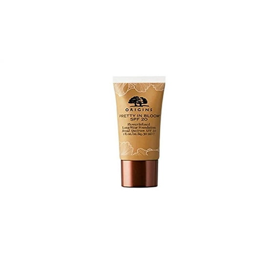 ORIGINS FOUNDATION 1.0 OZ MEDIUM COOL ORIGINS/PRETTY IN BLOOM FLOWER-INFUSED LONG-WEAR FOUNDATION (410) 1.0 OZ MEDIUM COOL FOR ALL SKIN TYPES