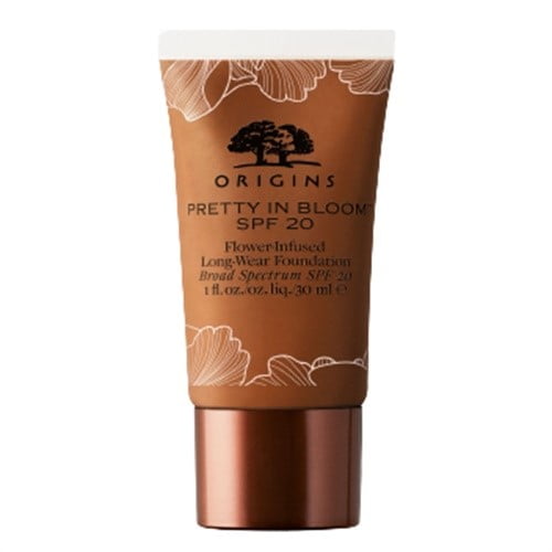 ORIGINS FOUNDATION 1.0 OZ VERY DEEP COOL ORIGINS/PRETTY IN BLOOM FLOWER-INFUSED LONGWEAR FOUNDATION (710) 1.0 OZ VERY DEEP W/COOL NEUTRAL UNDER