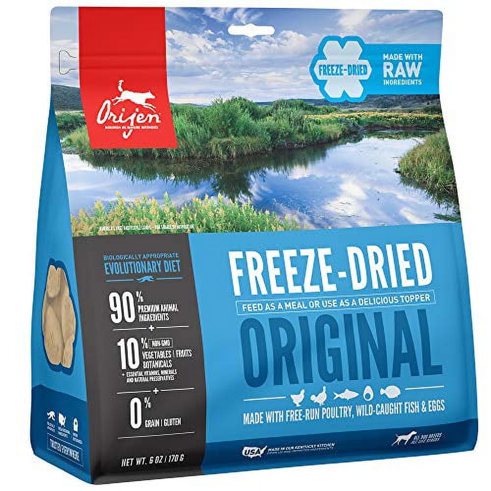 ORIJEN Healthy Pet Freeze Dried Dog Food & Topper, Grain Free, High