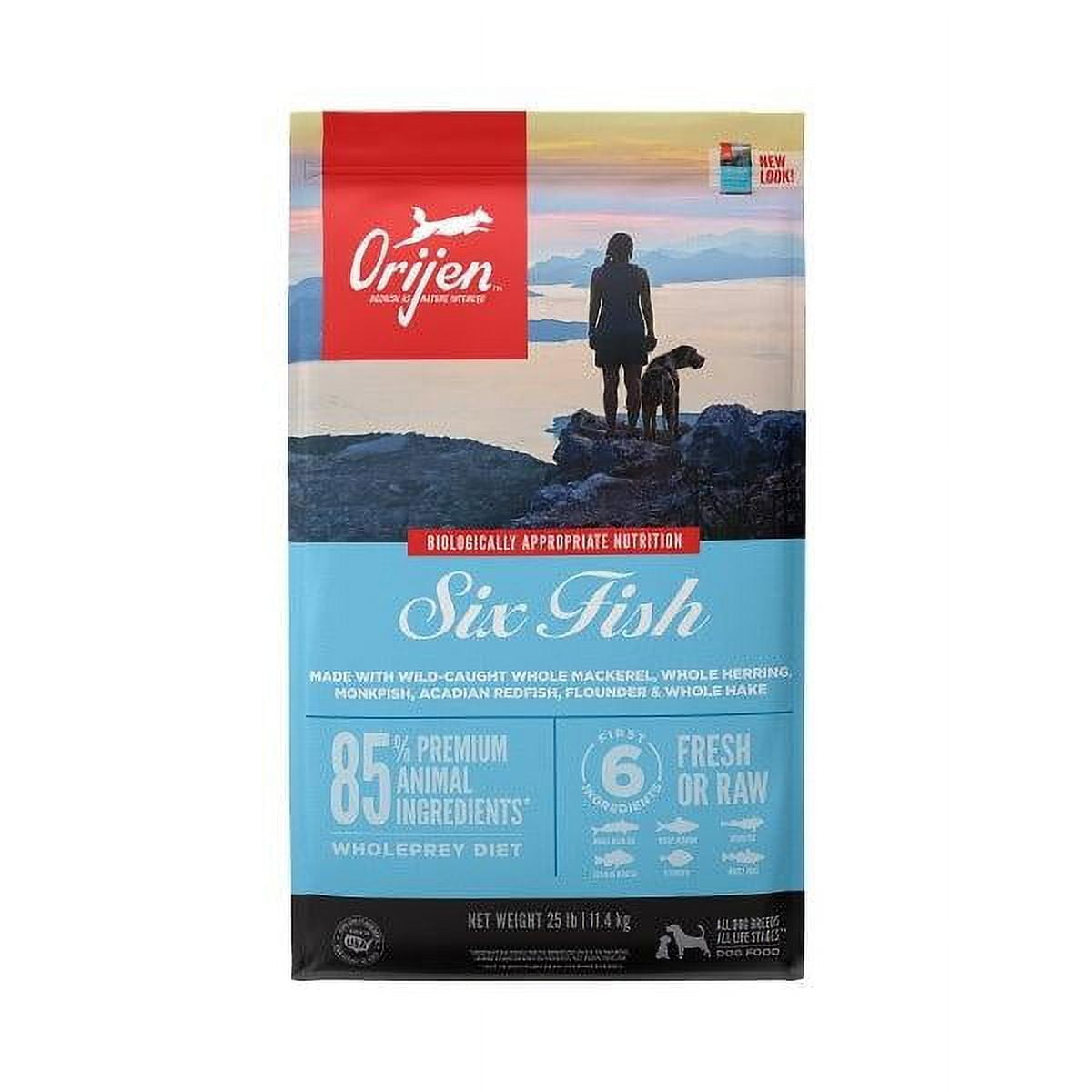 ORIJEN Six Fish Dry Dog Food 25 lb