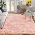 thumbnail image 1 of ORINOVA Shag Area Rugs 9x12 Rugs For Living Room Pink Washable Fluffy Sheepskin Fur Rugs For Bedroom Nursery Fuzzy Rug, 1 of 6