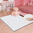thumbnail image 1 of ORINOVA White Shaggy Faux Fur Rugs For Living Room Washable Furry Area Rugs For Bedroom Nursery Rug 3x5 Teen Room D?cor Boho Rug, 1 of 9