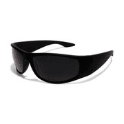 ORION Wrap Around UV400 Slim Super Dark Sunglasses