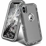 ORIbox Case Compatible with iPhone 12 and iPhone 12 Pro, Heavy Duty Shockproof Anti-Fall Clear case
