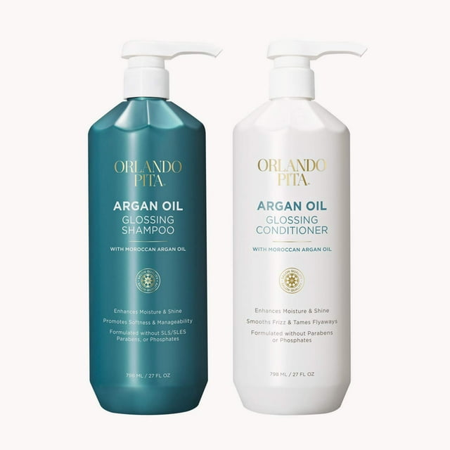ORLANDO PITA PLAY Smoothing Shampoo & Conditioner Duo, Smoothing 27 Fl Oz Each