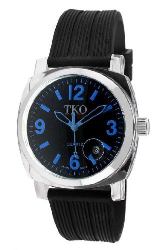 ORLOGI Women's TK549-BLBK Unisex Milano Remixed Blue Black Strap Watch