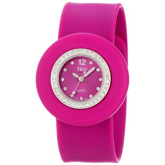 ORLOGI Women's TK598-FS Ice Mini Crystal Slap Watch