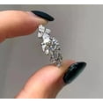 thumbnail image 1 of ORLOV DIAMONDS 2Ct Round Cut Moissanite Delicate Women's Engagement Ring 14k White Gold Plated, 1 of 4