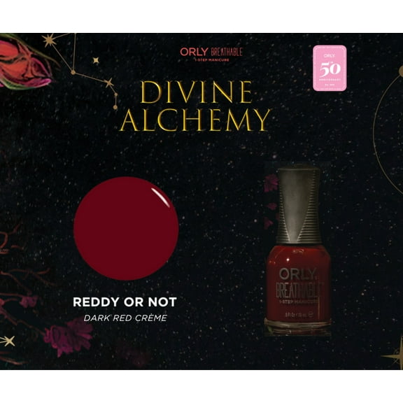 ORLY Breathable Nail Lacquer Reddy Or Not .6 fl oz #2060110