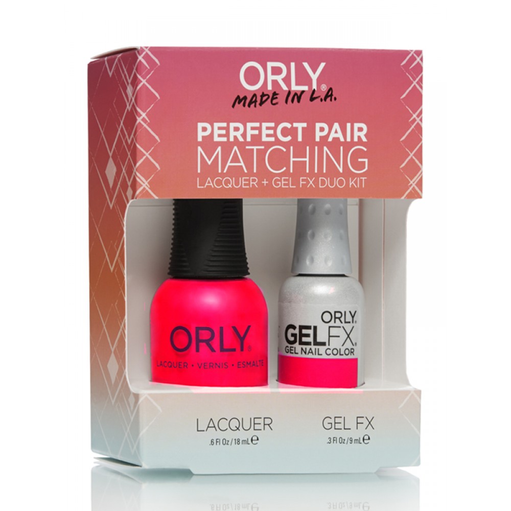 ORLY- Nail Lacquer Duo Kit-Neon Heat  (Lacq + Gel) - image 1 of 2
