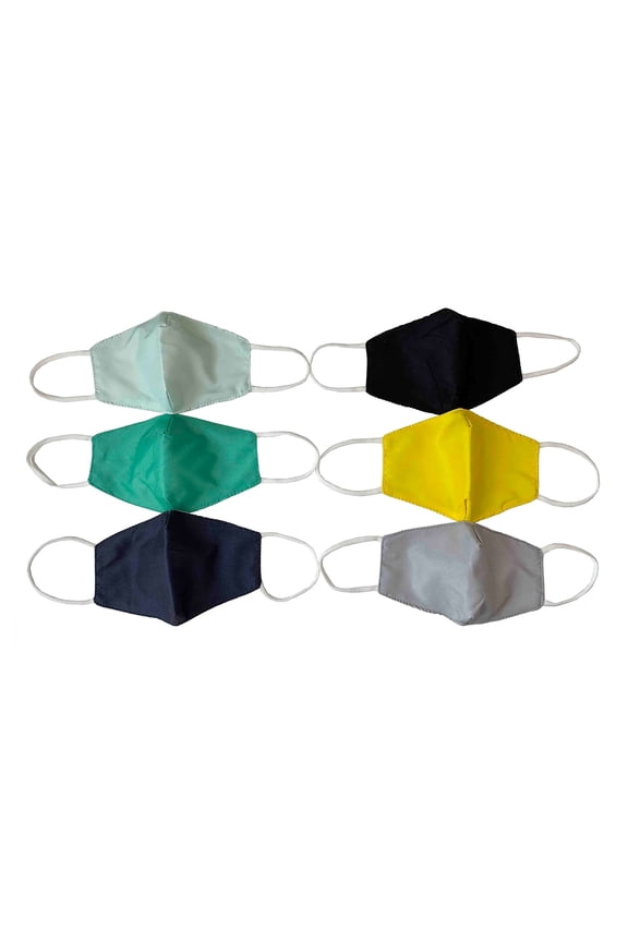 Reusable Cloth Face Masks for Kids Elastic Strap Assorted Colors HB-0048-ST