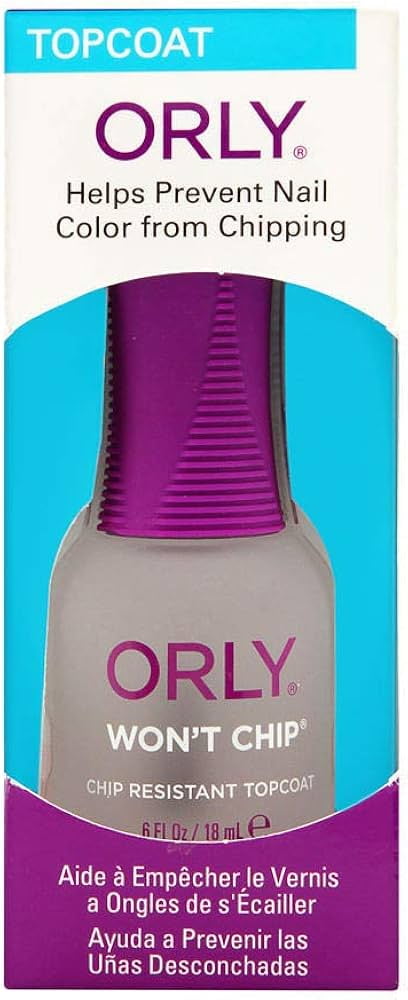 ORLY WON'T CHIP TOP COAT 0.6 oz