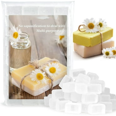ORMARKET Soap Base Pre-Cut Moisturizing Natural Soap Base Melt and Pour Soap Base DIY Handmade Soap for Crafting Soap Making - 2Pack