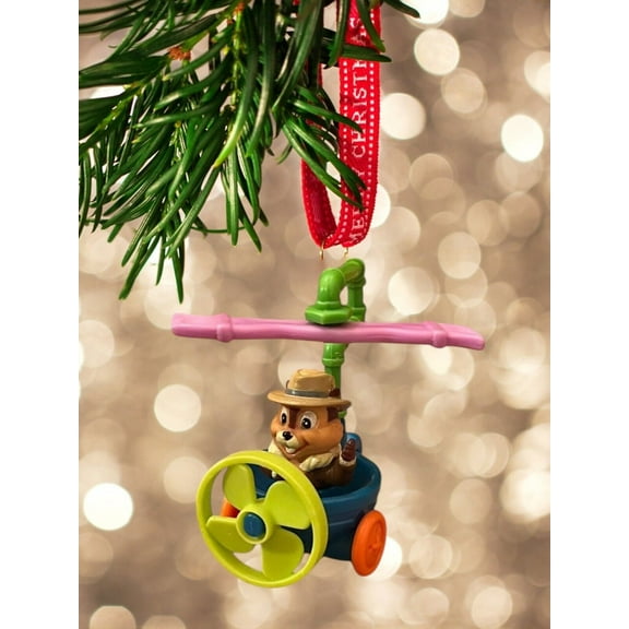 ORNAMENT Disney Chip N Dale Rescue Rangers & Car Helicopter Figurine Figure 3